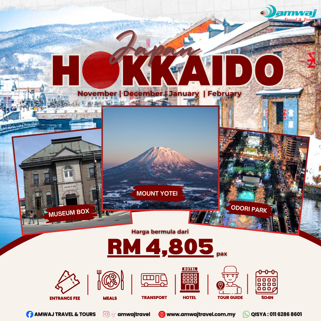 Poster Pakej Hokkaido