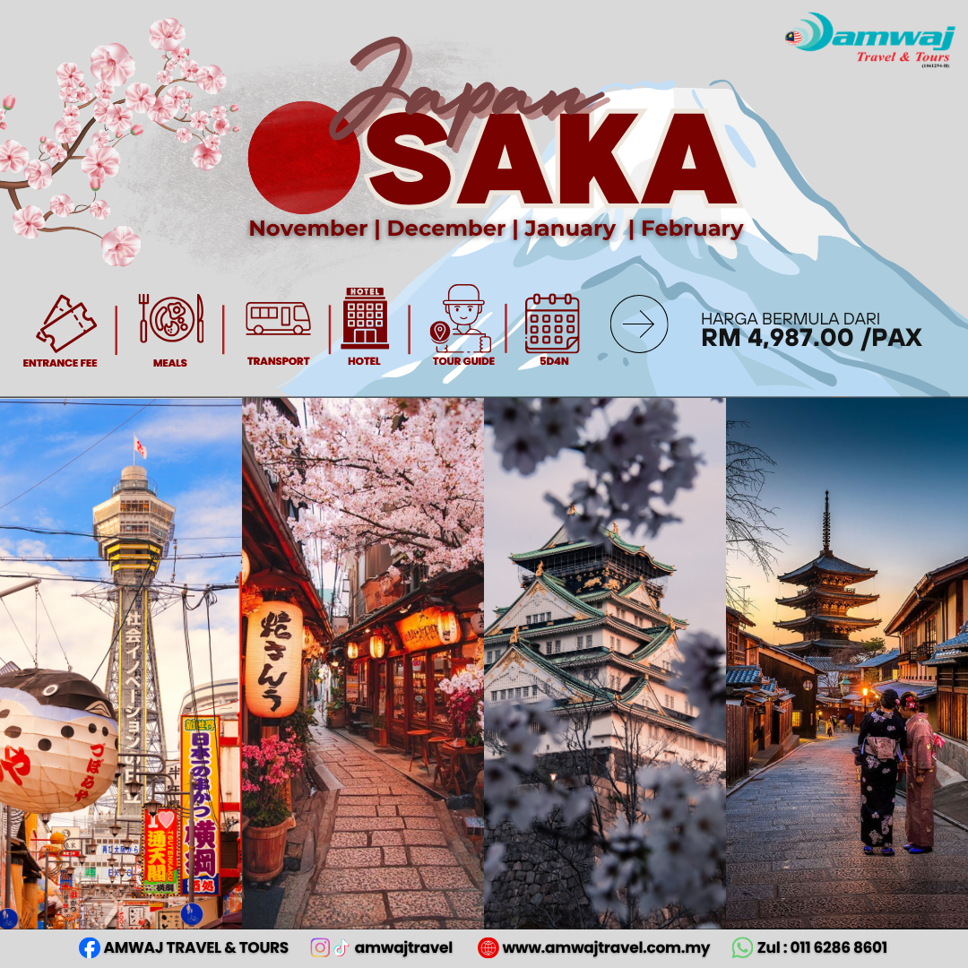 Poster Pakej Osaka