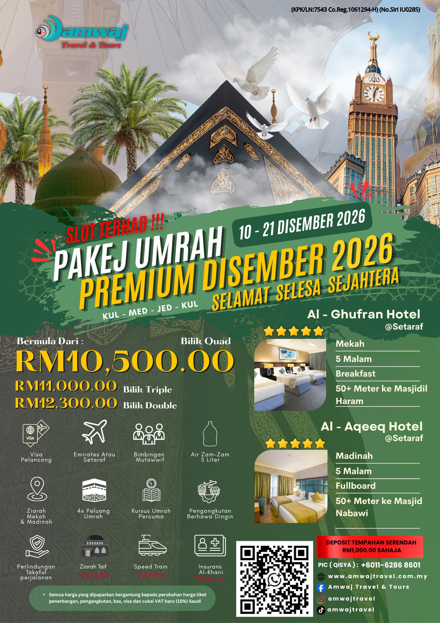 Pakej Umrah Premium Amwaj