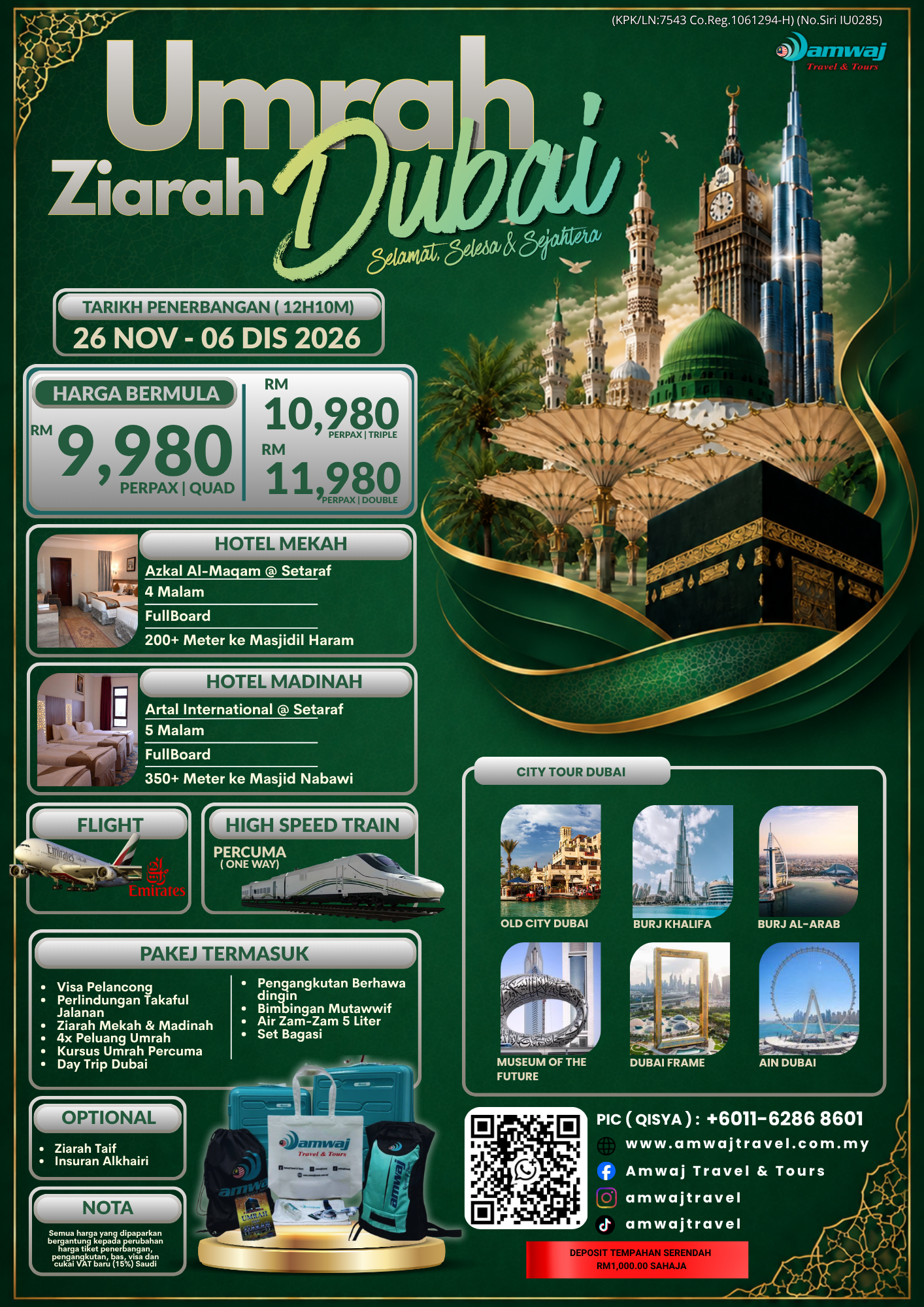 Pakej Umrah Ziarah Dubai